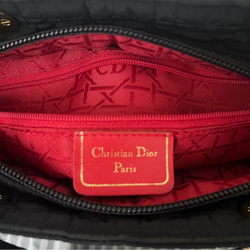 Christian Dior nylon lady Dior handbag in EUC - Picture 15 of 17